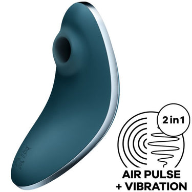 Stimolatore Clitoride Air Pulse e Vibrazione, Silicone IPX7